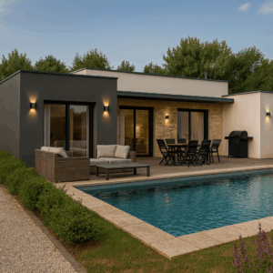 Maison<br><strong>de plain-pied avec double garage</strong>